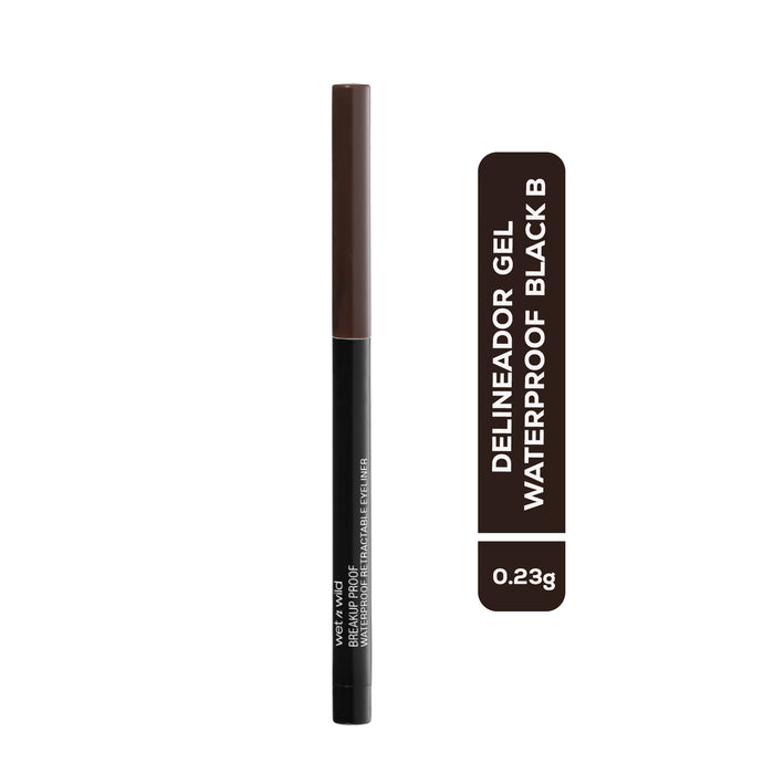 Delineador Wet N Wild Gel Ret A Prueba De Agua-Black B