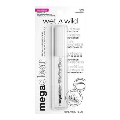 Máscara transparente Wet N Wild pestañas cejas 9ml