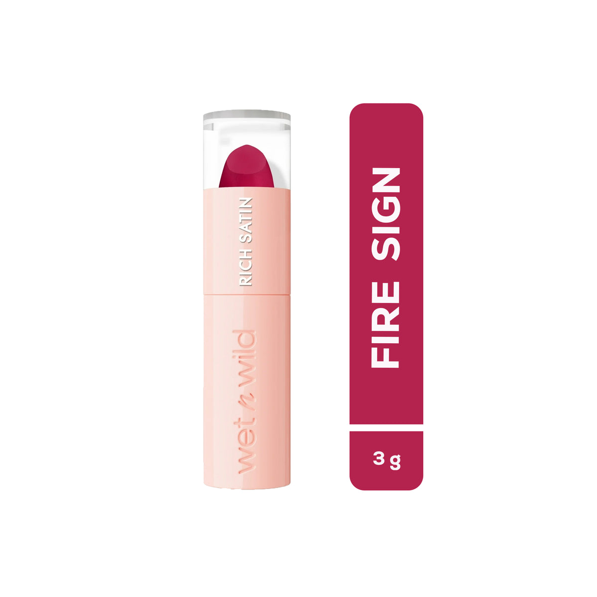 Wet N Wild Labial Satinado Fire Sign 3g: Rojo Vibrante— Farmacorp