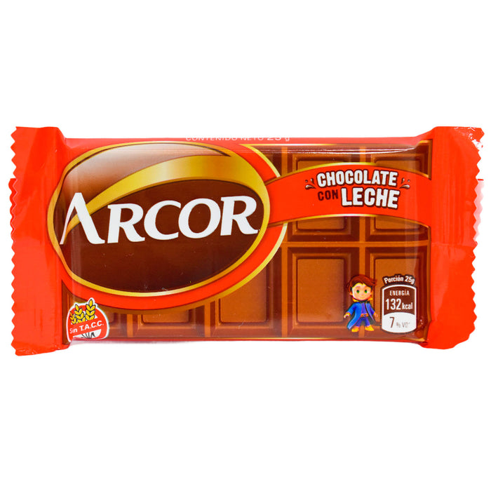 Arcor Chocolate Con Leche X 25G