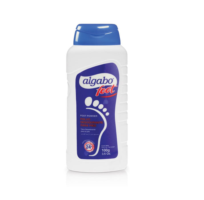 Algabo Foot Talco Azul Desodorante Para Pies X 100G