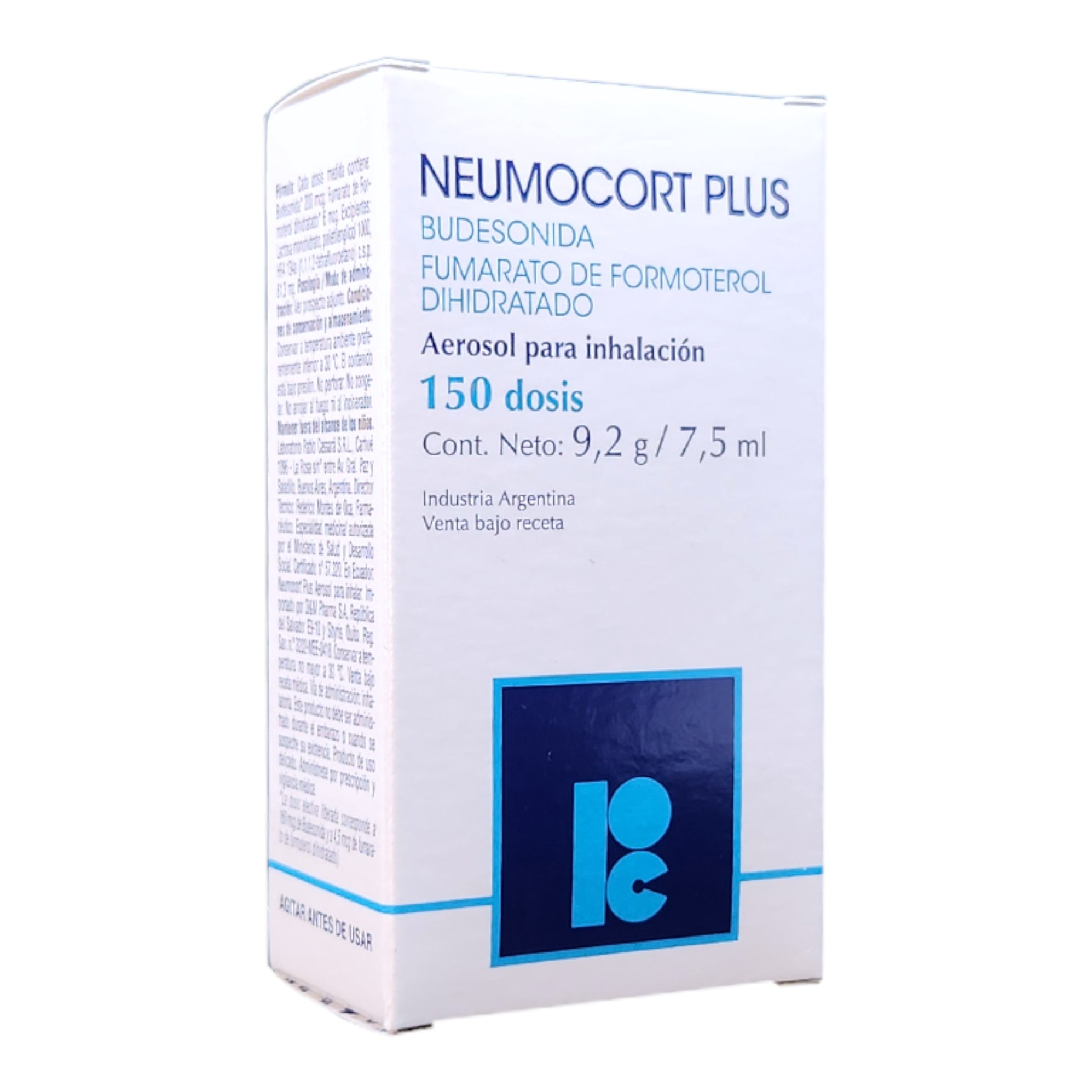 Neumotide Aerosol Neumocort Plus Budesónida / Formoterol X 150 Dosis— Farmacorp