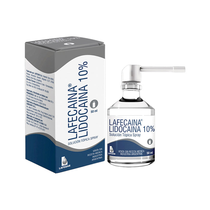 Lafecaina 10% Spray Lidocaina X 50Ml