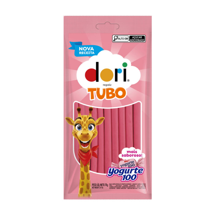 Regaliz Sabor Yogurt Dori Tubo X 70G