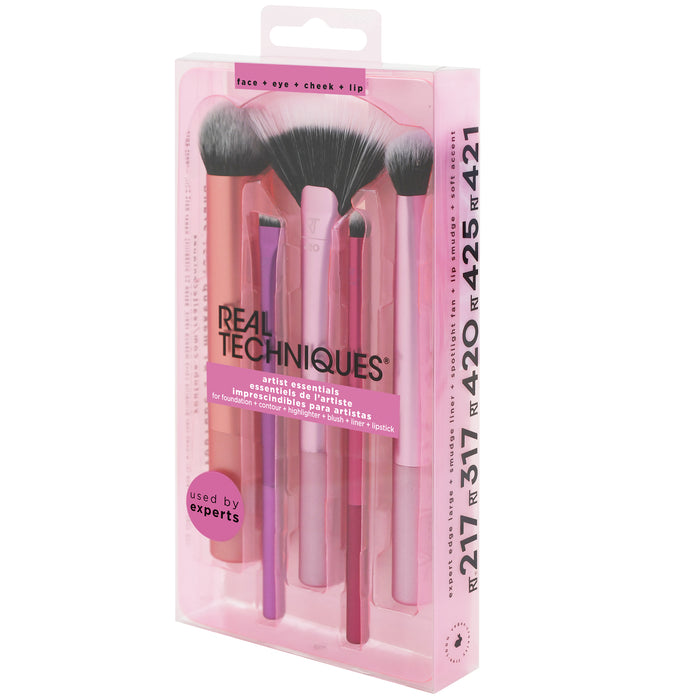 Real Techniques Artist Essen Set Brochas De Maquillaje Artist Essentials X 5 Piezas