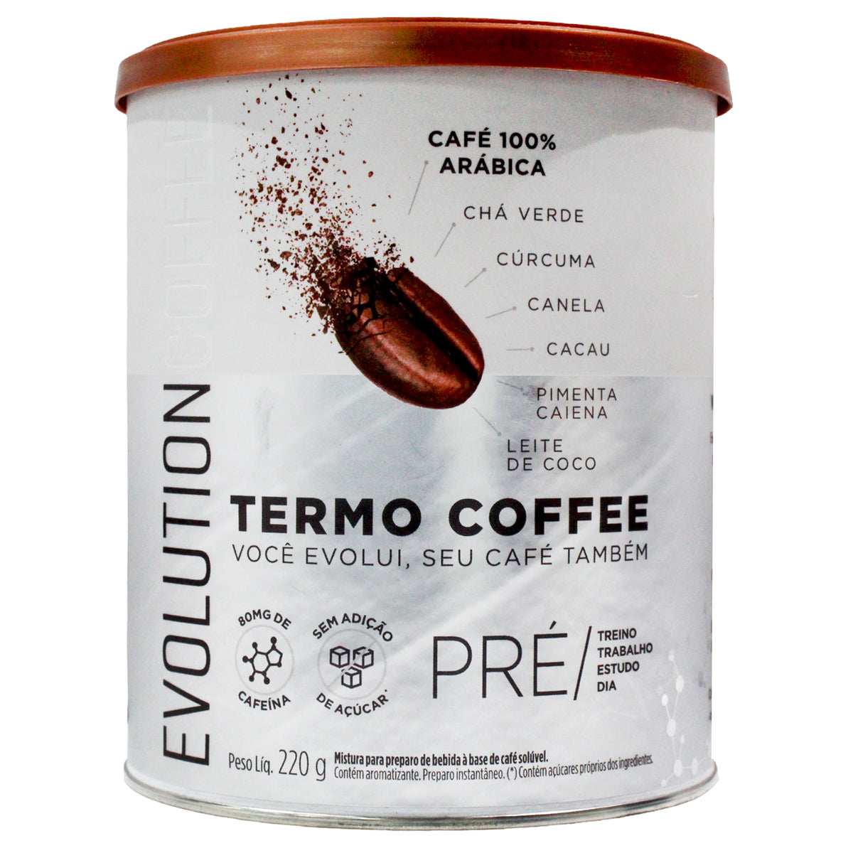 Evolution Coffee Cafe Termogenico X 220G— Farmacorp
