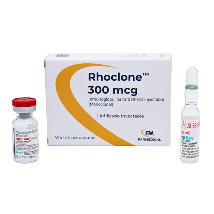 Vacuna Anti Rh Rhoclone 300Mcg Inmuno Anti D X Ampolla