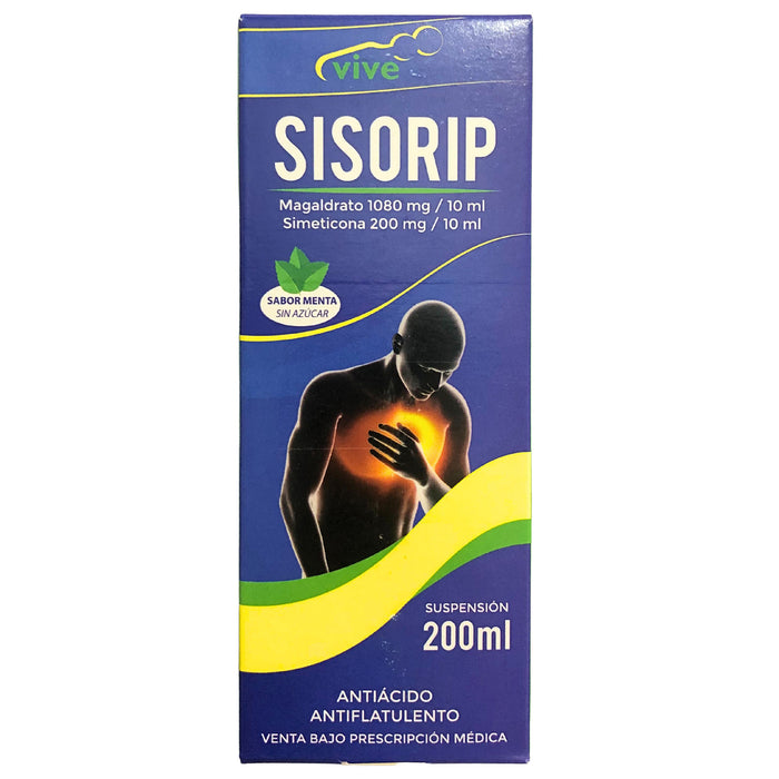 Sisorip Susp X 200Ml Magaldrato Simeticona