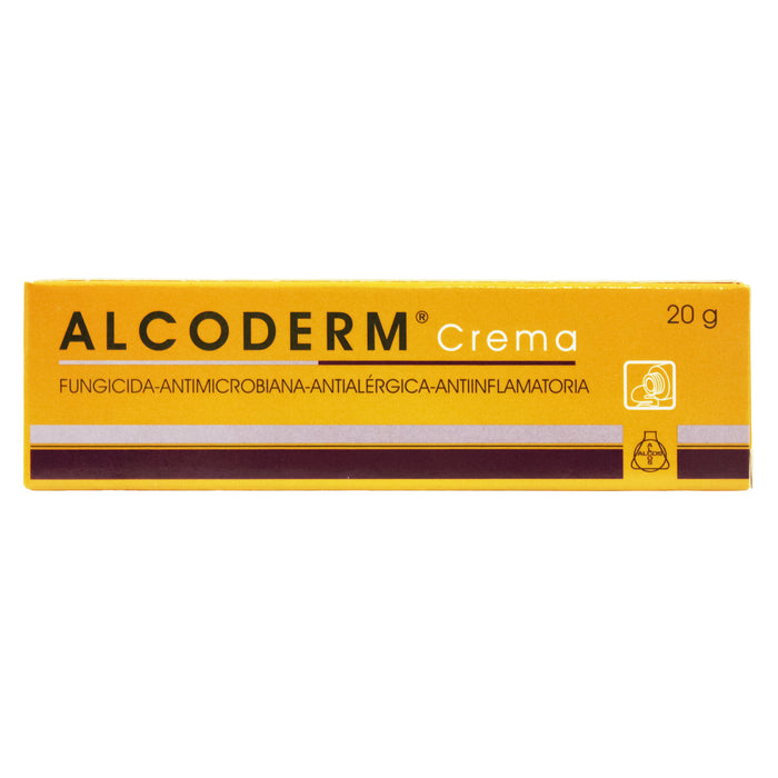 Alcoderm Crema Tratamiento De Infecciones Cutaneas X 20G