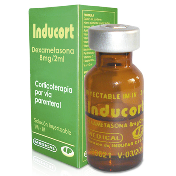 Inducort Dexametasona Fosfato 8Mg Y 2Ml X Ampolla