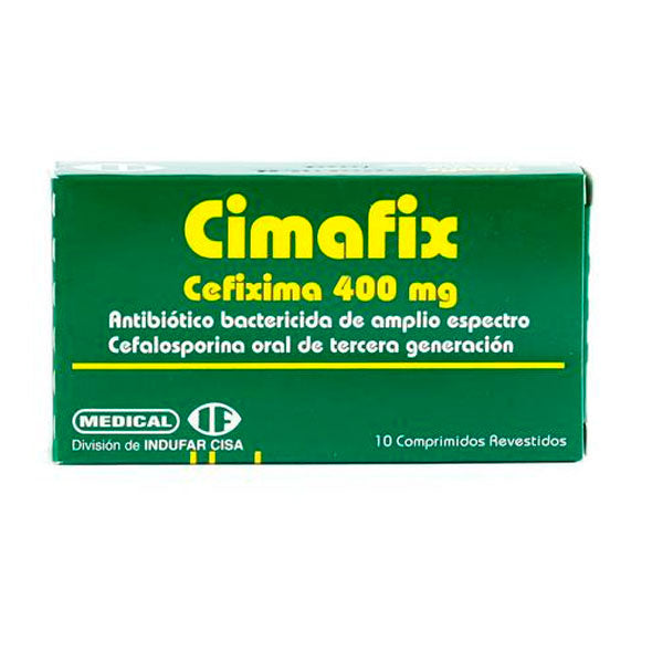 Cimafix 400Mg Cefixima X Tableta
