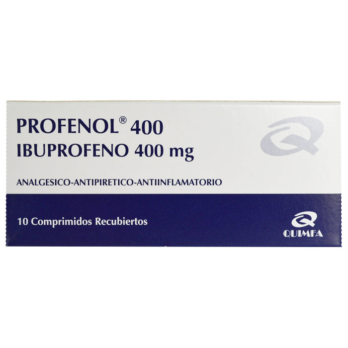 Profenol 400Mg Ibuprofeno X Tableta