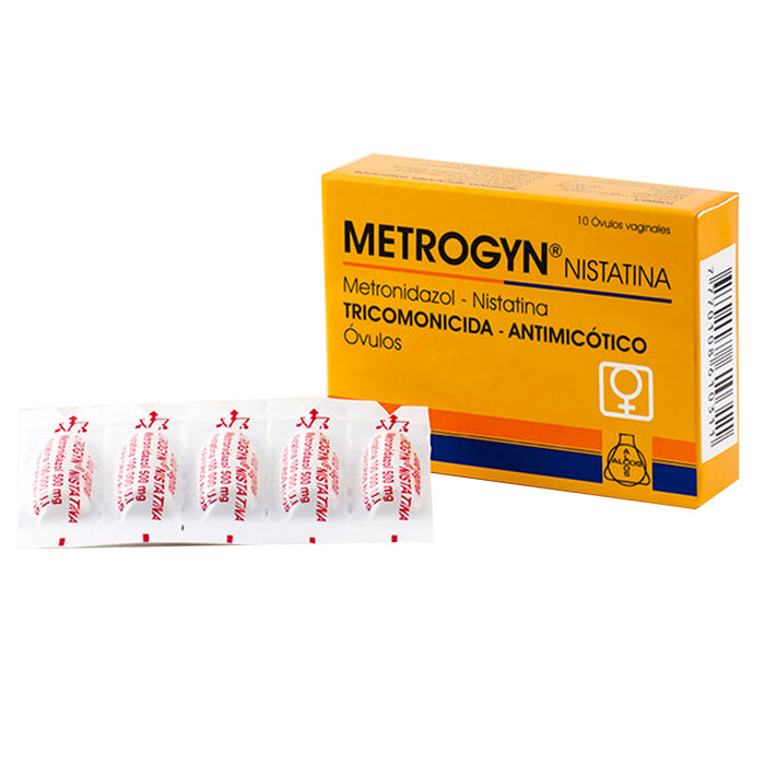 Metrogyn Nistatina Metronidazol 500Mg Y Nistatina 100Mg X Tableta