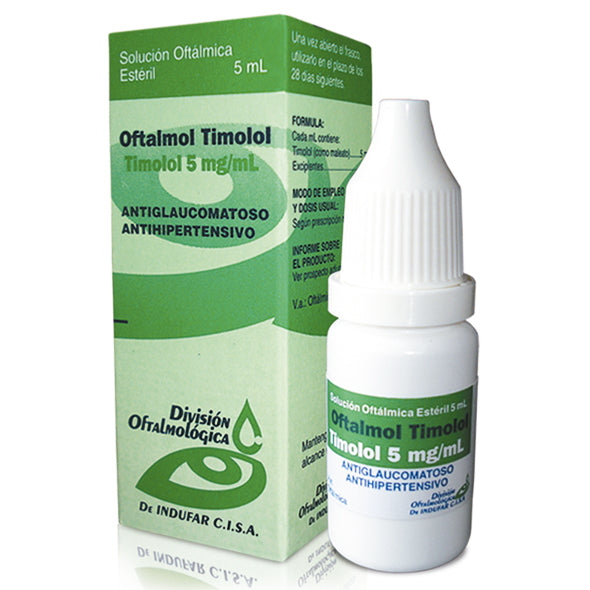 Oftalmol Timolol 0.5% Colirio X 5Ml