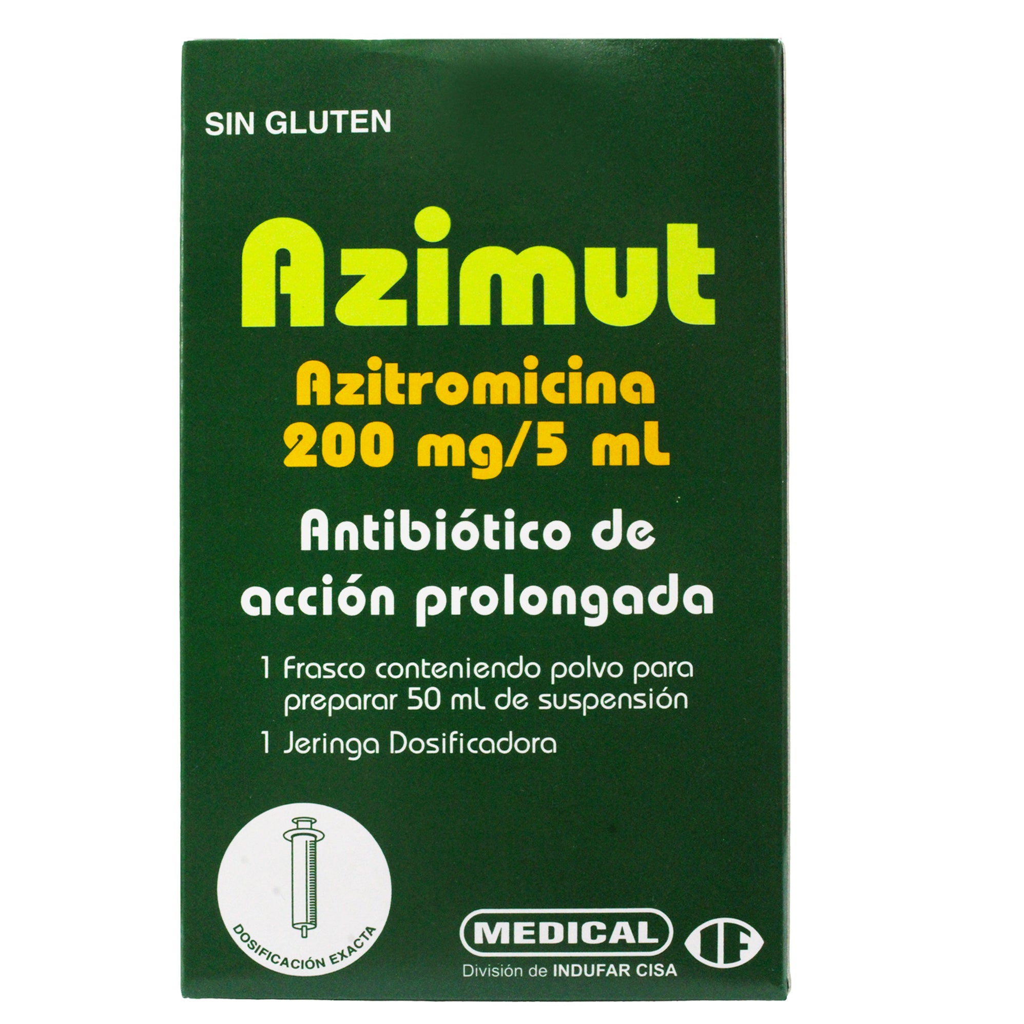 Azimut 200Mg 5Ml Susp X 50Ml Azitromicina— Farmacorp