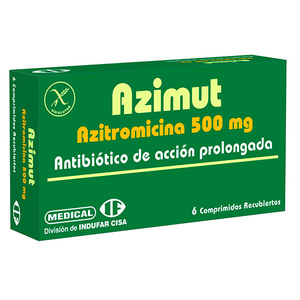 Azitromicina 500Mg Farmacorp Azimut X Tableta