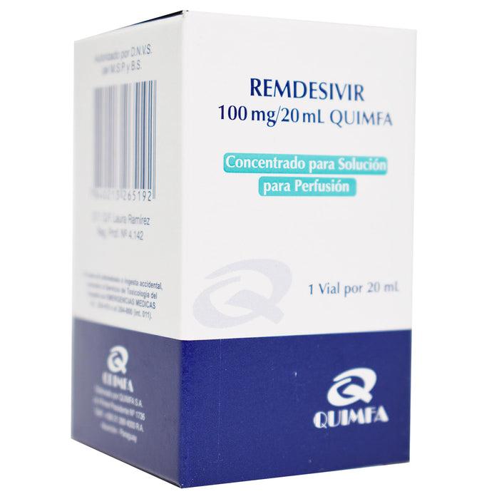 Remdesivir Quimfa 100Mg X Ampolla