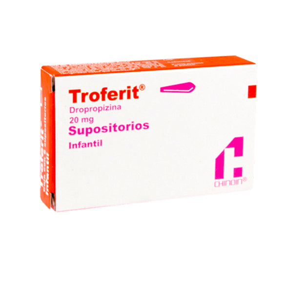 Troferit 20Mg X 8 Supositorios Dropropizima