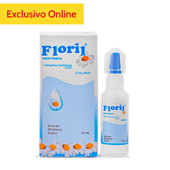 Floril Nafazolina 0.03% Colirio X 15Ml Farmacorp