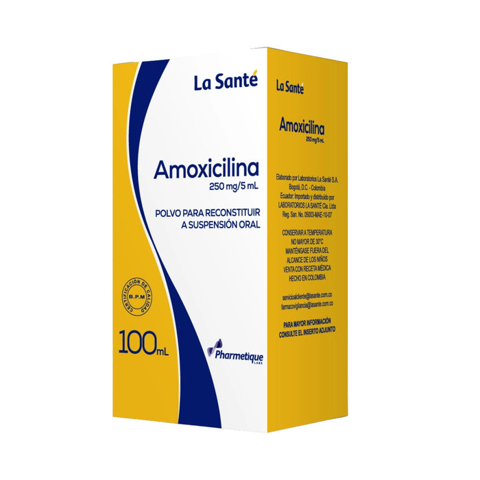 Amoxicilina 250Mg-5Ml Suspensión X 100Ml