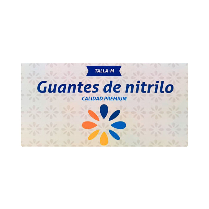 Guantes De Nitrilo Farmacorp Talla M Azul X Unidad