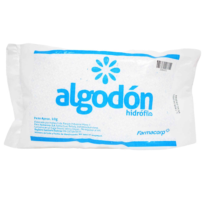 Algodon Farmacorp X 10G