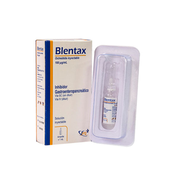 Blentax Octreotida 100Mcg Y 1Ml X Ampolla