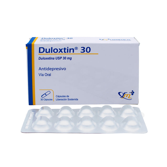 Duloxtin 30Mg X Capsula Liberación Sostenida