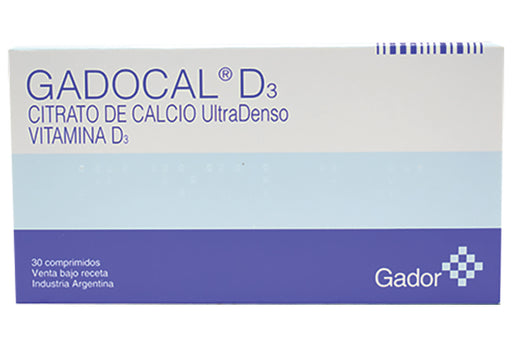 Gadocal D3 Citrato De Calcio 1500Mg Calcio 315Mg Y Vitamina D3...