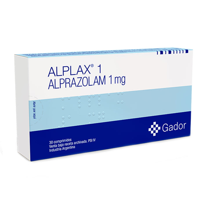 Alplax 1Mg Alprazolam X Tableta