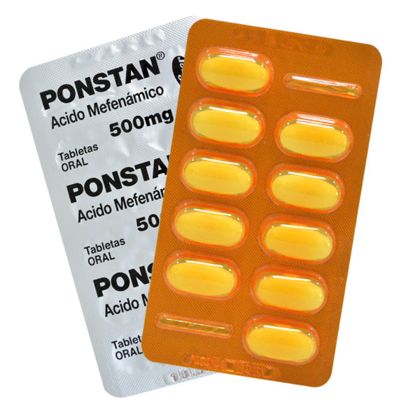 Ponstan 500Mg Acido Mefenamico X Tableta