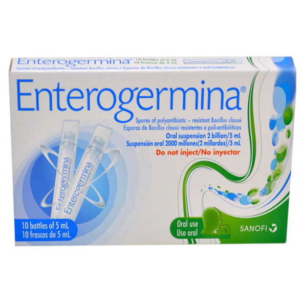 Enterogermina Frasco Y Ampolla Bebibles Probiotico X Ampolla