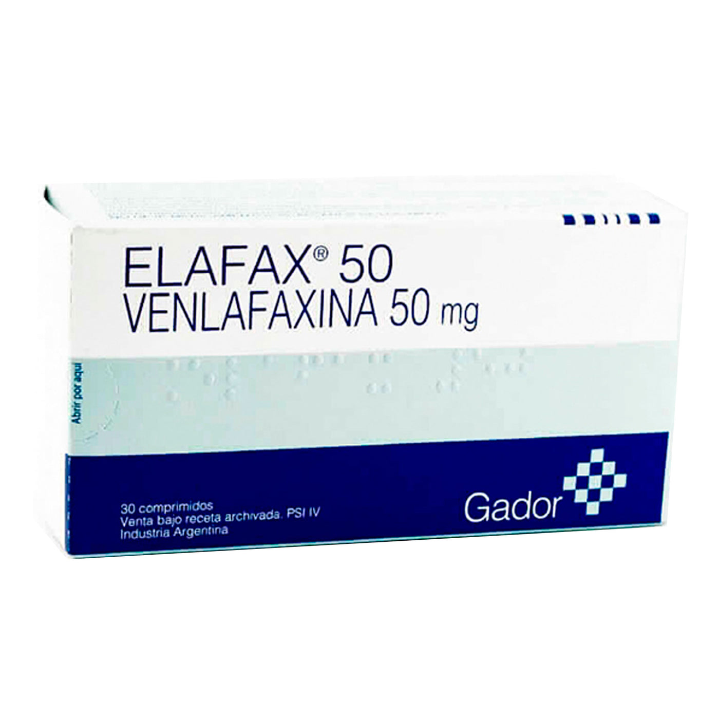 Elafax Venlafaxina 50Mg X Tableta— Farmacorp