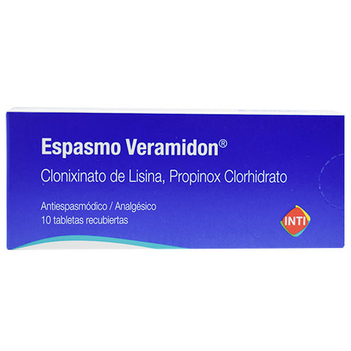 Espasmo Veramidon Propinoxato Clorhidrato 10Mg Y Clonixinato D...