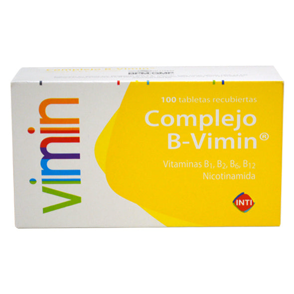 Complejo B Vimin Vit B1 B6 Y B12 X Gragea
