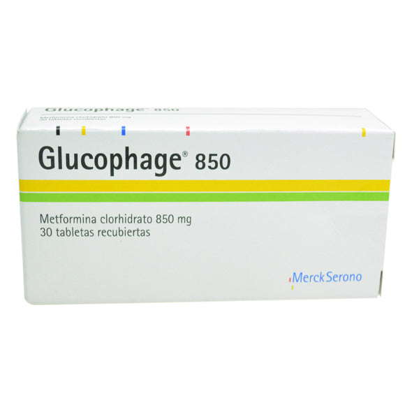 Glucophage 850Mg Metformina X Tableta