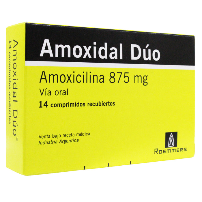 Amoxidal Duo 875Mg Amoxicilina X Capsula