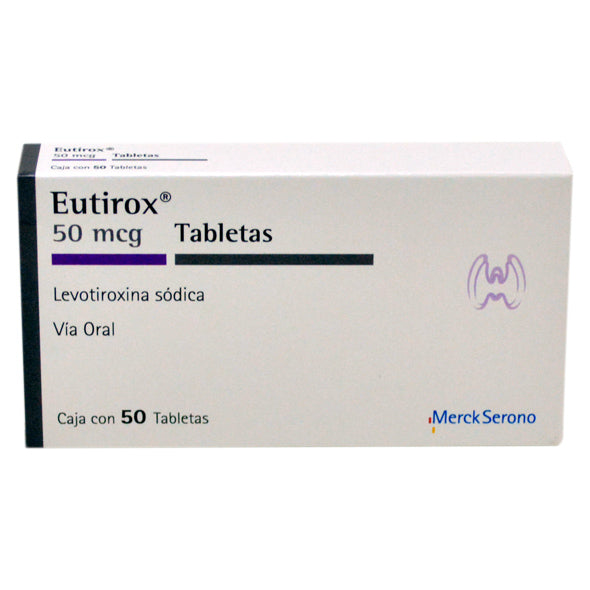 Eutirox 50Mcg Levotiroxina X Tableta