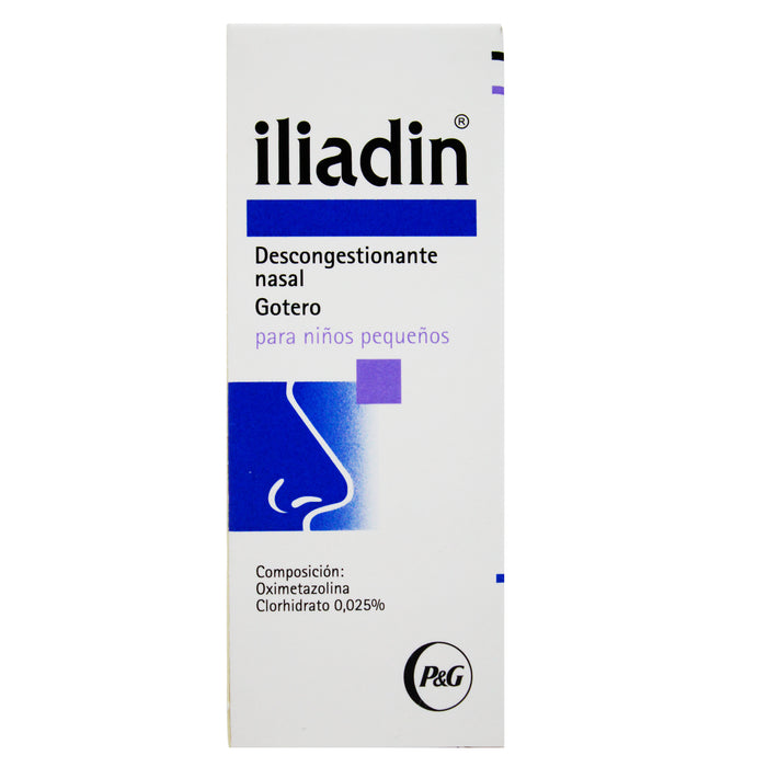Iliadin Inf 0.025% Gotas Nasal X15ml Oximetazolina