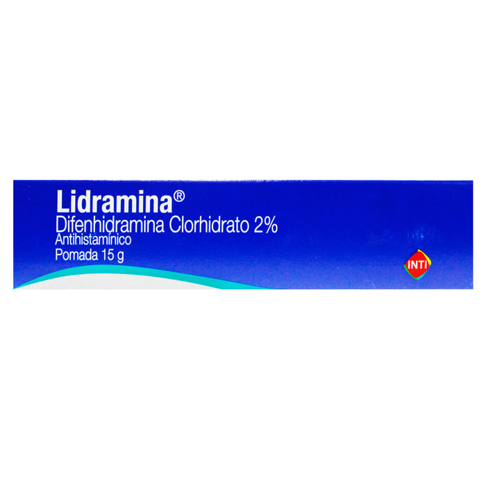 Lidramina Difenhidramina 0.02 Pomada X 15G