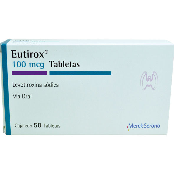 Eutirox 100Mcg Levotiroxina X Tableta