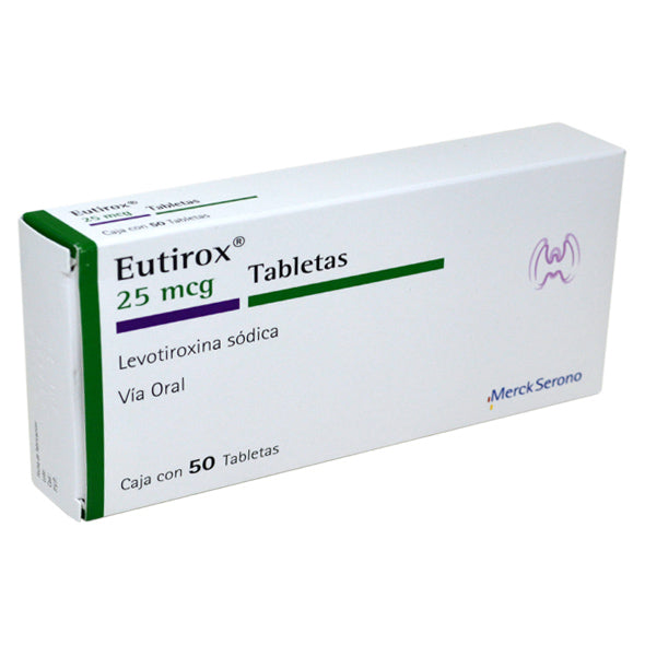Eutirox 25Mcg Levotiroxina X Tableta