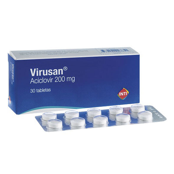 Virusan Aciclovir 200Mg X Tableta