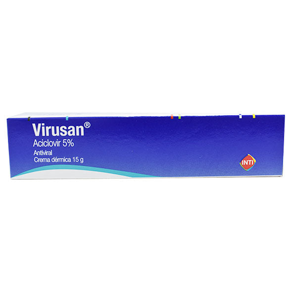 Virusan Aciclovir 0.05 Crema Dermica X 15G— Farmacorp