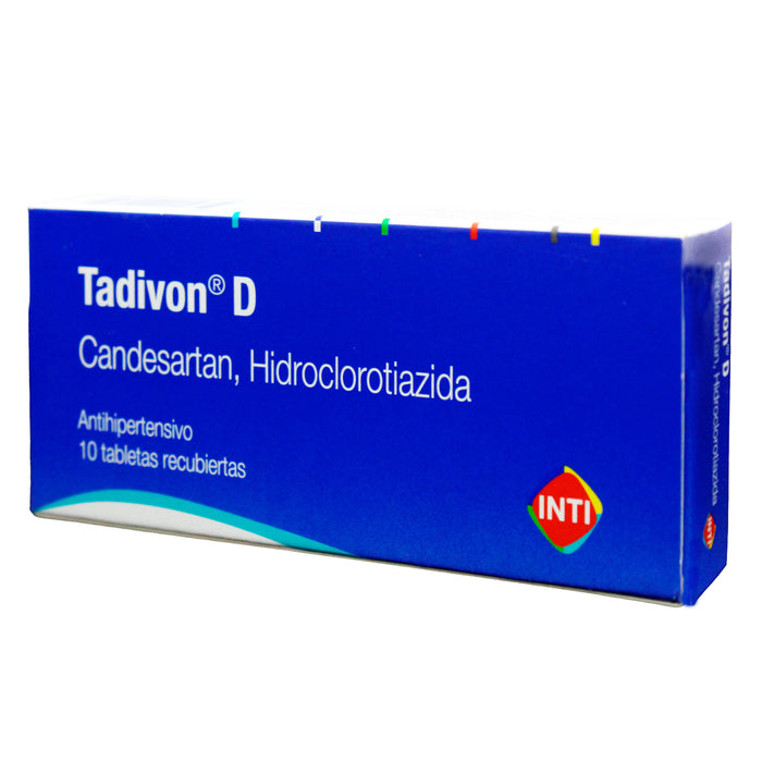 Tadivon D Candesartan Y Hidroclorotiazida X Tableta