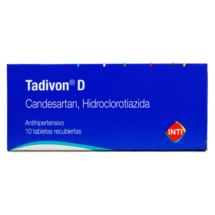 Tadivon D Candesartan Y Hidroclorotiazida X Tableta