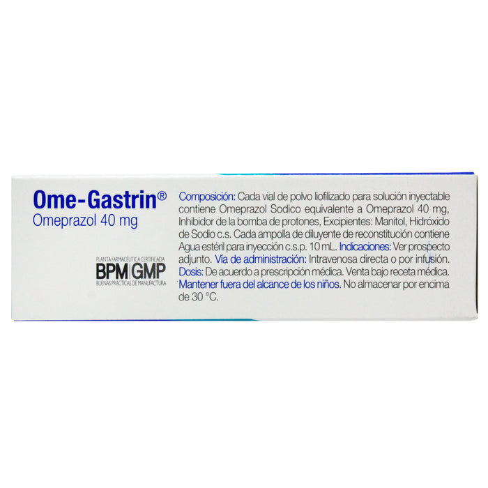 Ome-Gastrin Omeprazol 40Mg X Ampolla