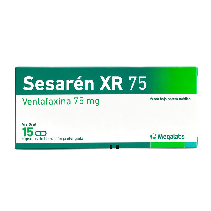 Sesaren Xr Venlafaxina 75Mg X Cápsula