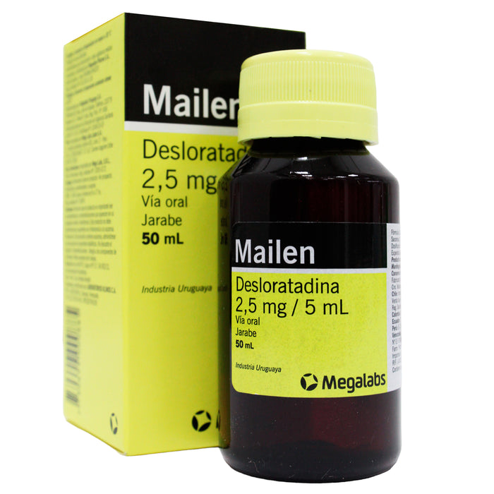 Mailen 2.5Mg 5Ml Desloratadina Jarabe X 50Ml
