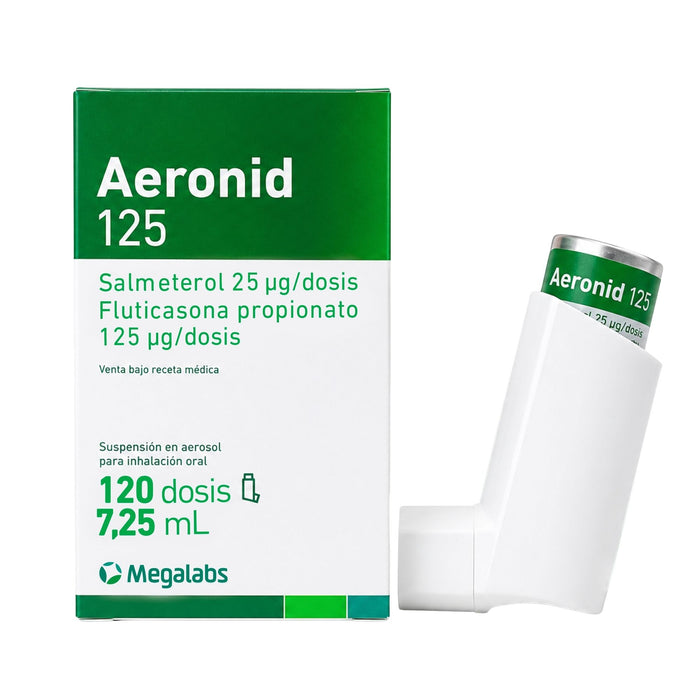 Aeronid 125 Mcg/25Mcg/ 1 Dosis Aerosol Inhalación Bucal X 120 Dosis